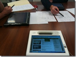 Tablet-PC-Meeting