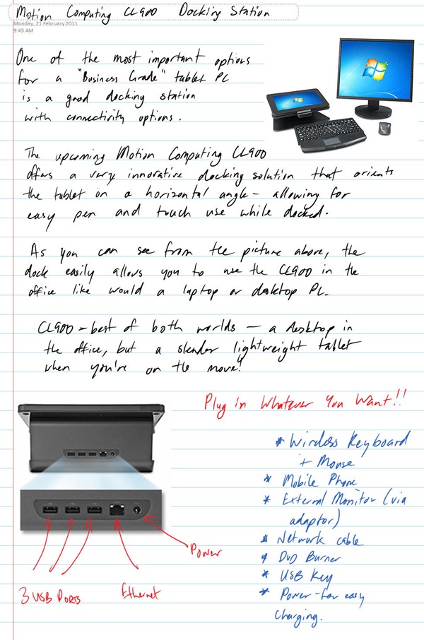 Motion-Computing-CL900-Docking-Station