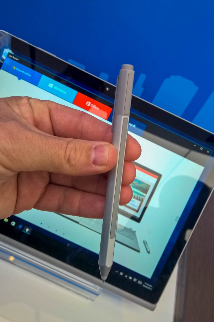 Surface Pro 4 and Surface Book Pen at the Microsoft NYC store