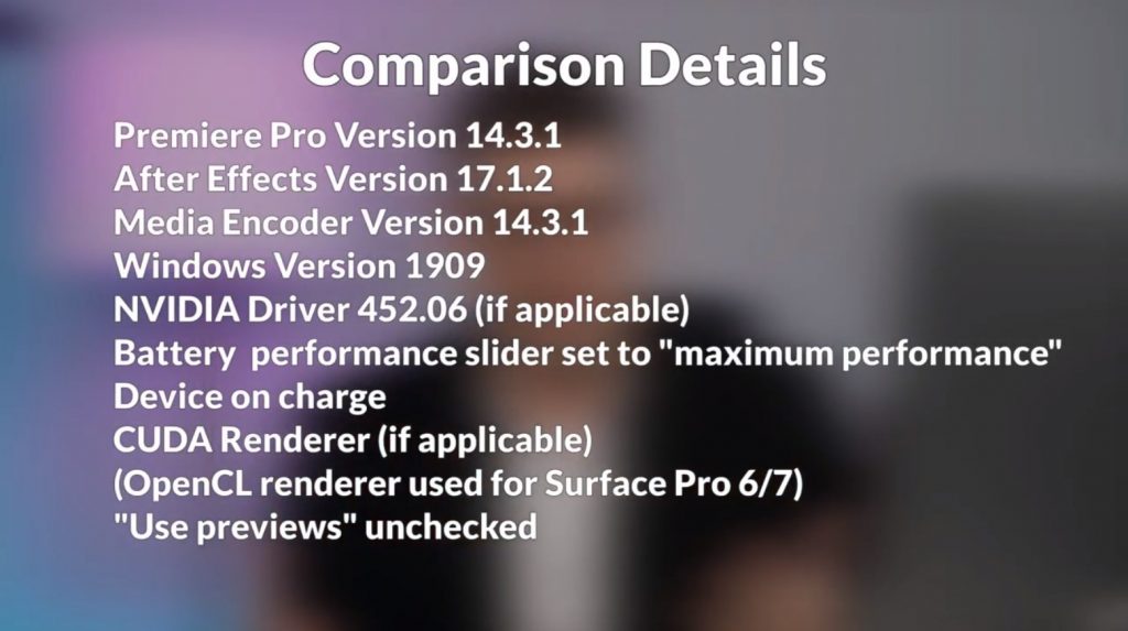 Surface Book 3 Comparison Details