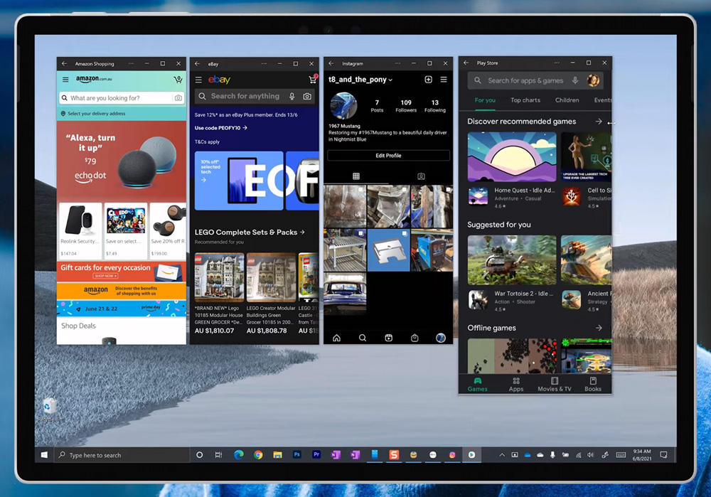 Can't Resize the Apps