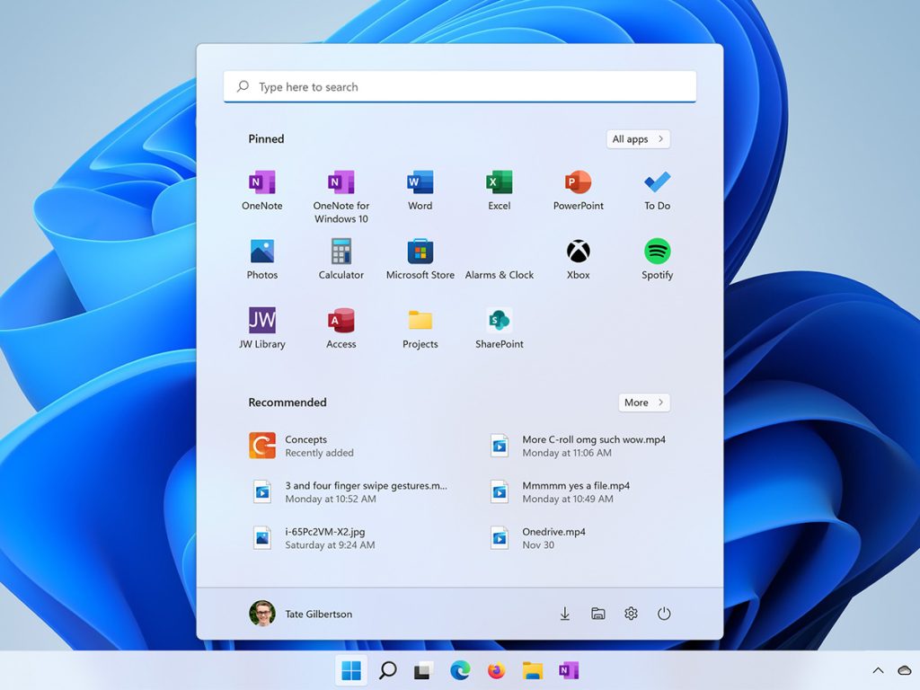 New Windows 11 Start Menu