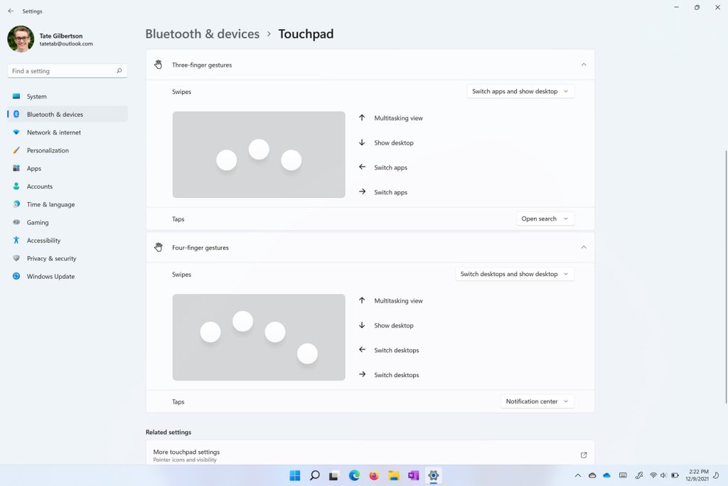 Multitouch Gestures